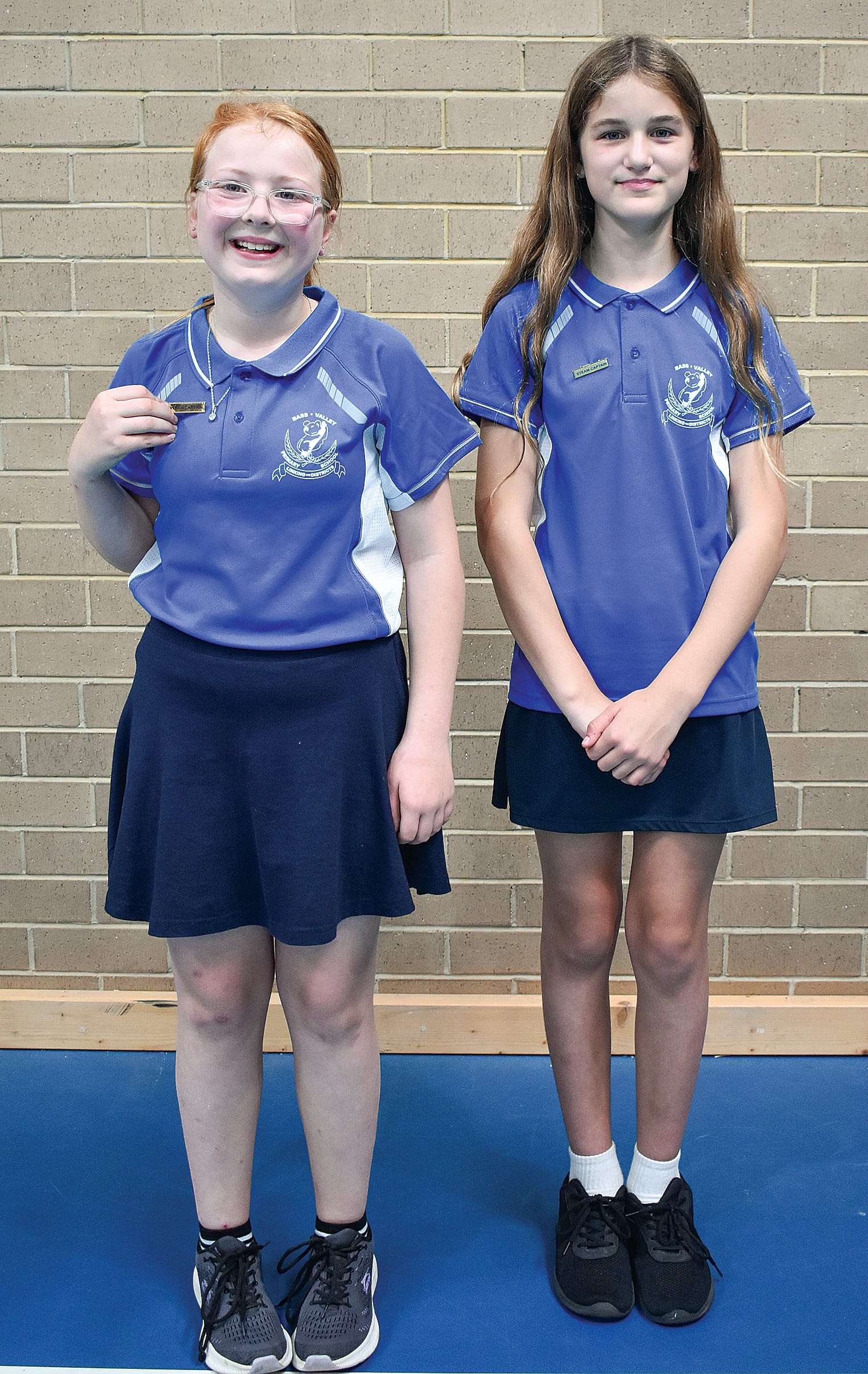 STEAM Captains Hannah Telford and Lizzie Francis.