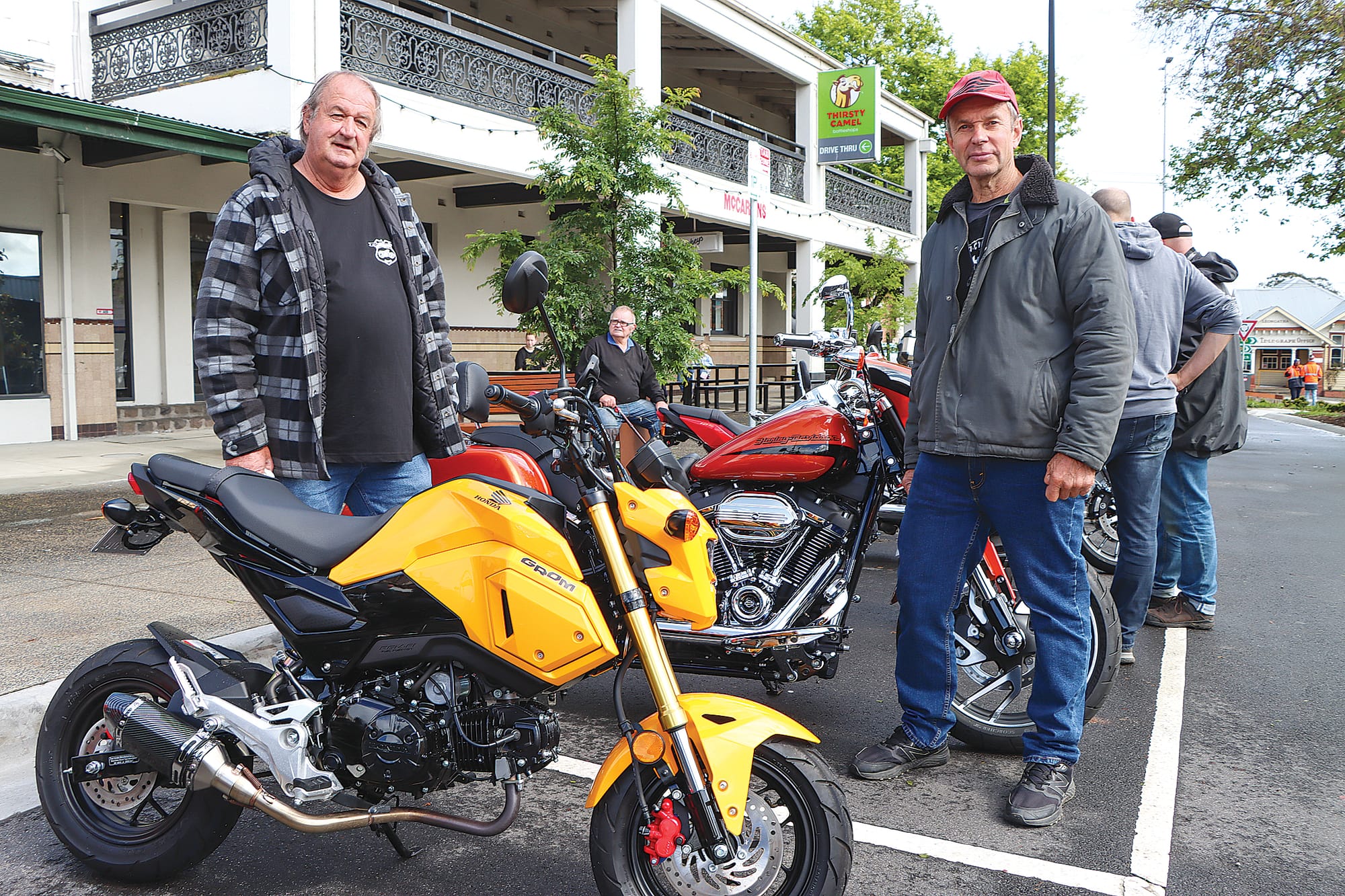 Kerry Clissold and Trevor Gray enjoy Biketoberfest.

