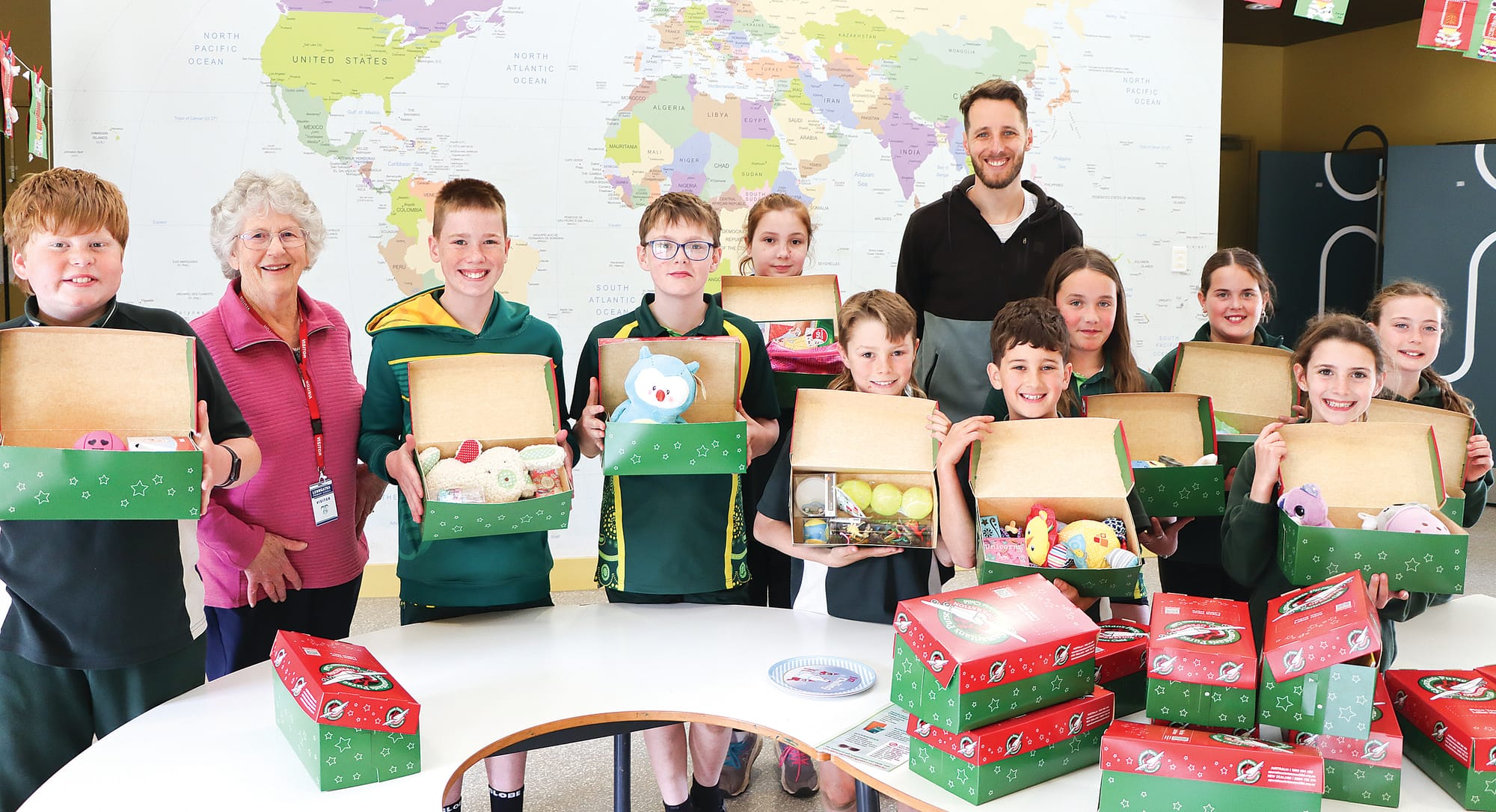 Leongatha Primary School joins Operation Christmas Child again