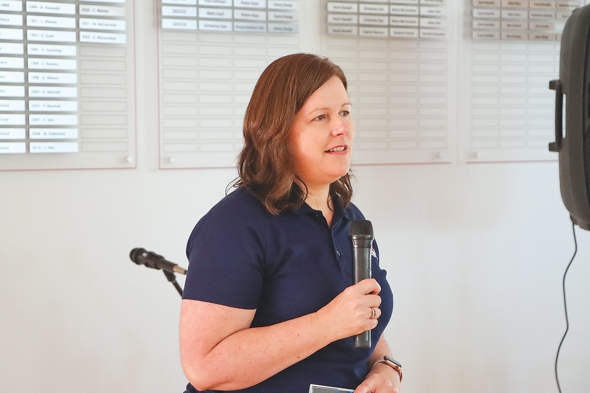 Life Saving Victoria Head of Research, Evaluation and Insights Bernadette Matthews is delighted that risks of drowning have been reduced for rescuers and those in trouble. A36_5224