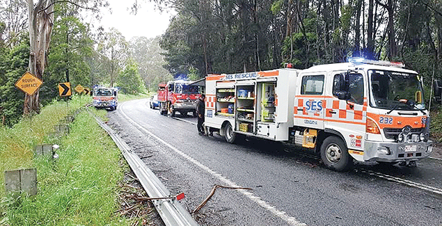 United effort after horrific truck crash in Korumburra