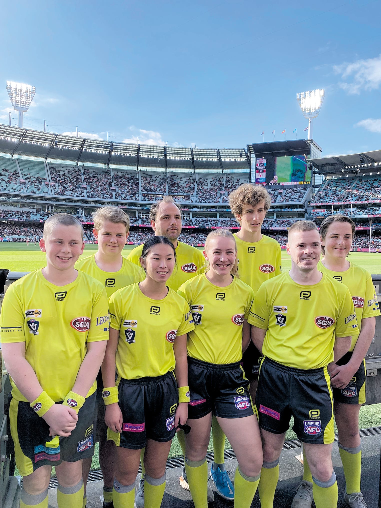 Lucky umpires take the talents to the ‘G’