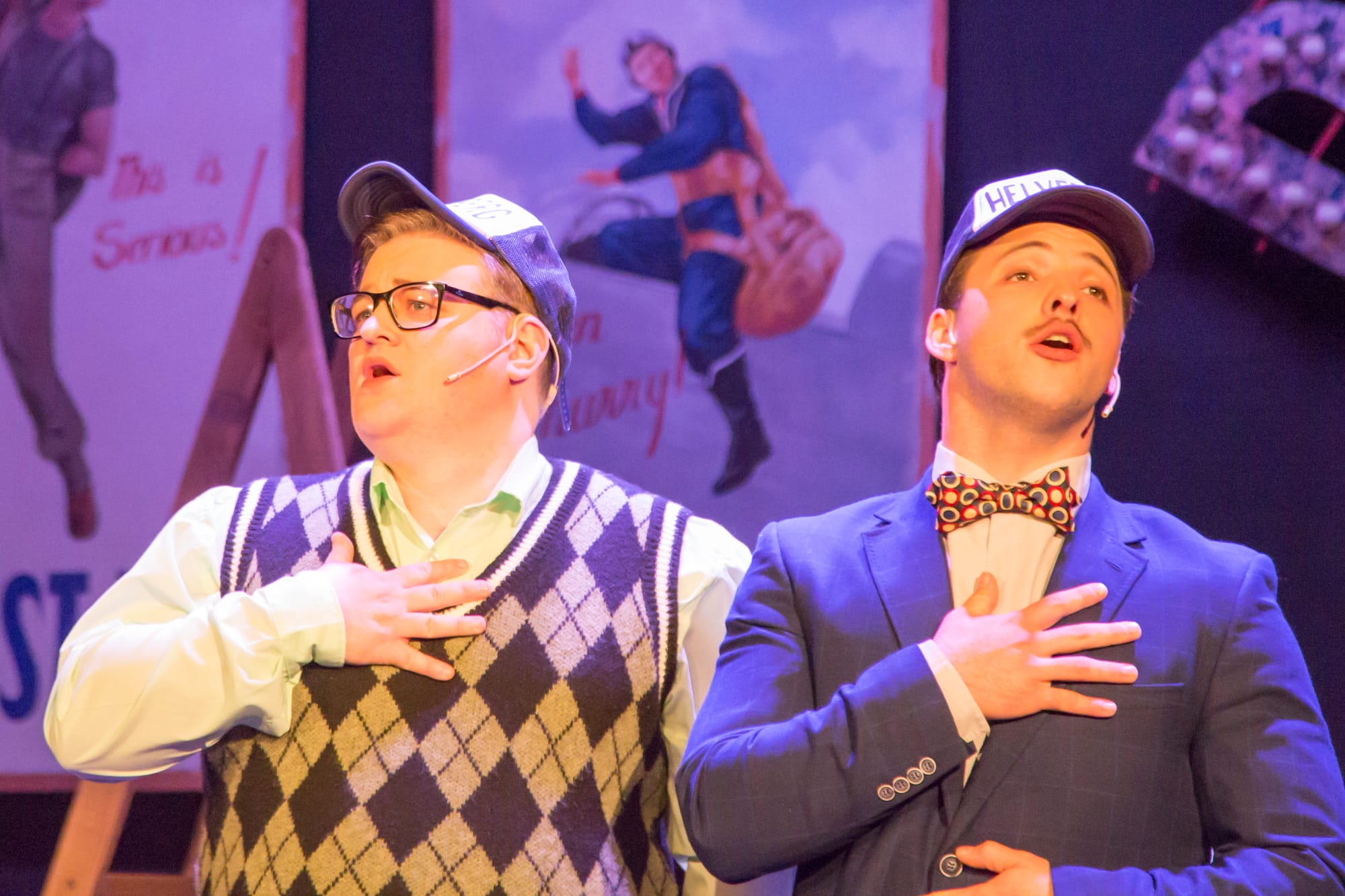 From medieval Germany to Broadway ambition, the Wonthaggi Theatrical Group’s leads deliver a riotous mix of quick changes, clever comedy and infectious energy on The Shed stage. Photo: Merlyn Cantwell.