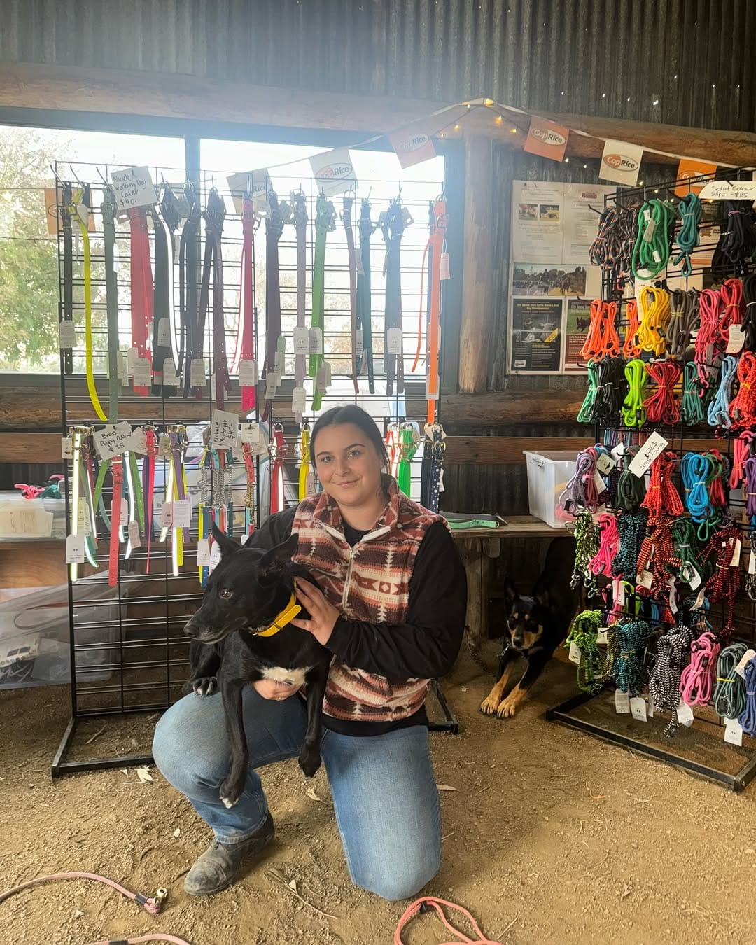 Bass Coast farmer Jess and her dog Bundaberg are vying for the crown of Australia’s hardest-working dog. 