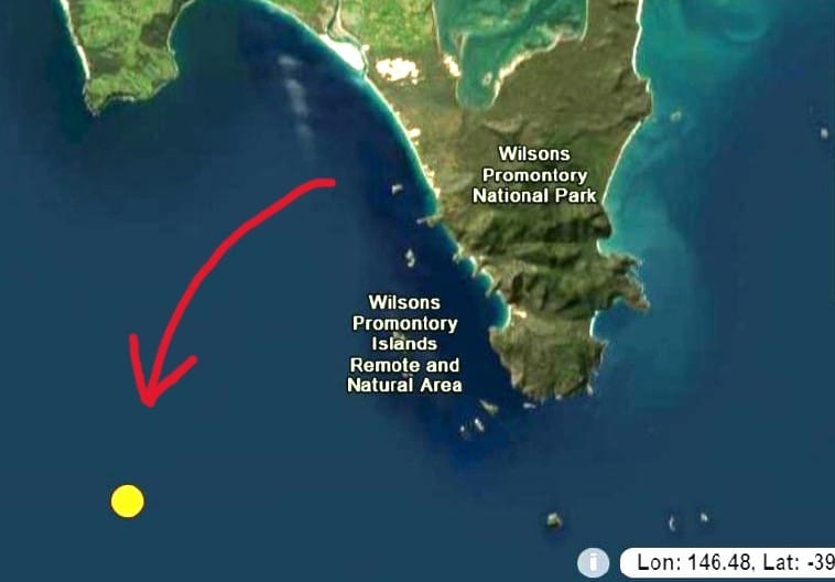 Earthquake Thursday off Sandy Point. Did you feel it?