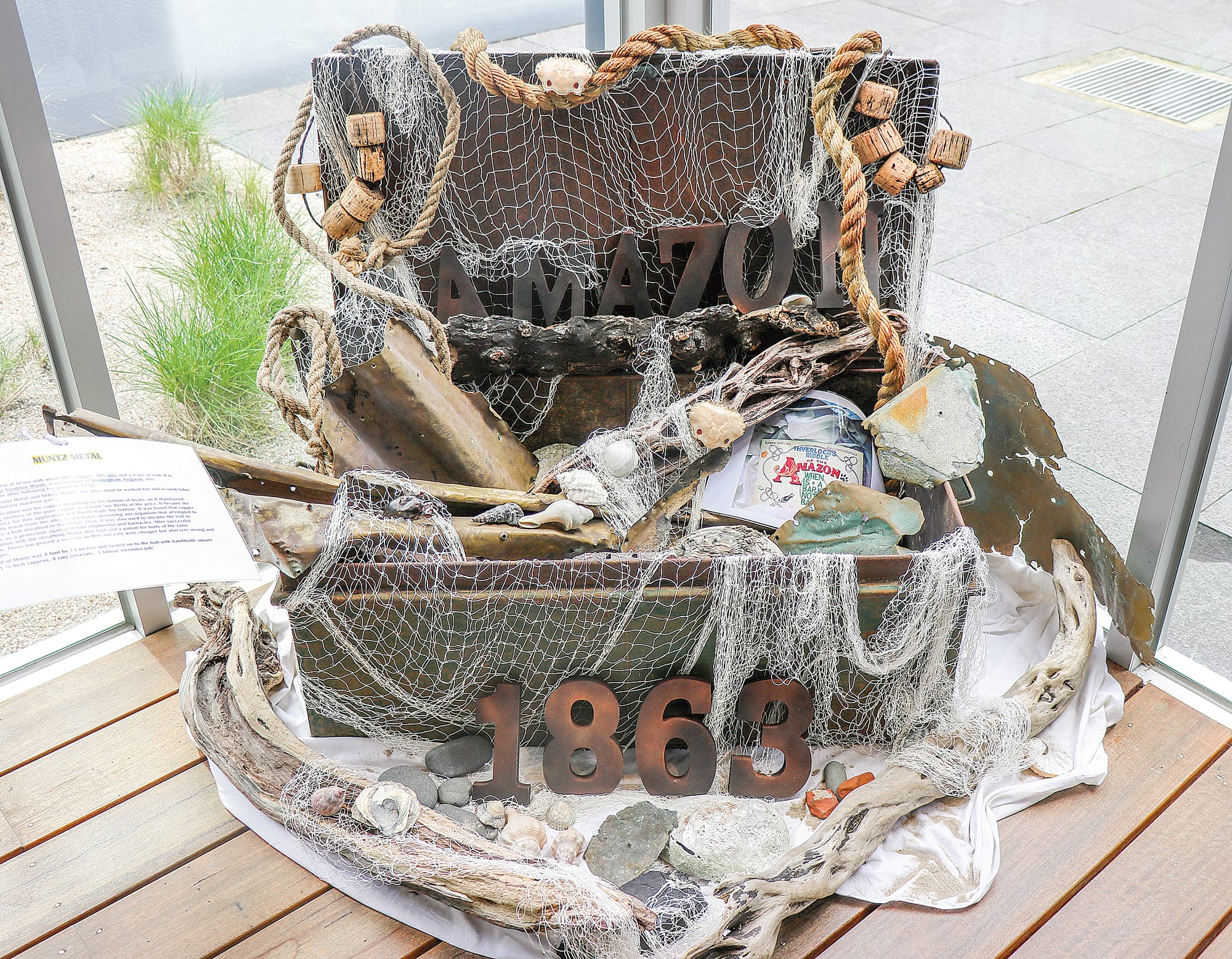 The Amazon 1863 Project was formed in November 2019 to raise funds and awareness, to preserve and conserve significant artefacts from the Amazon. Z30_3422 