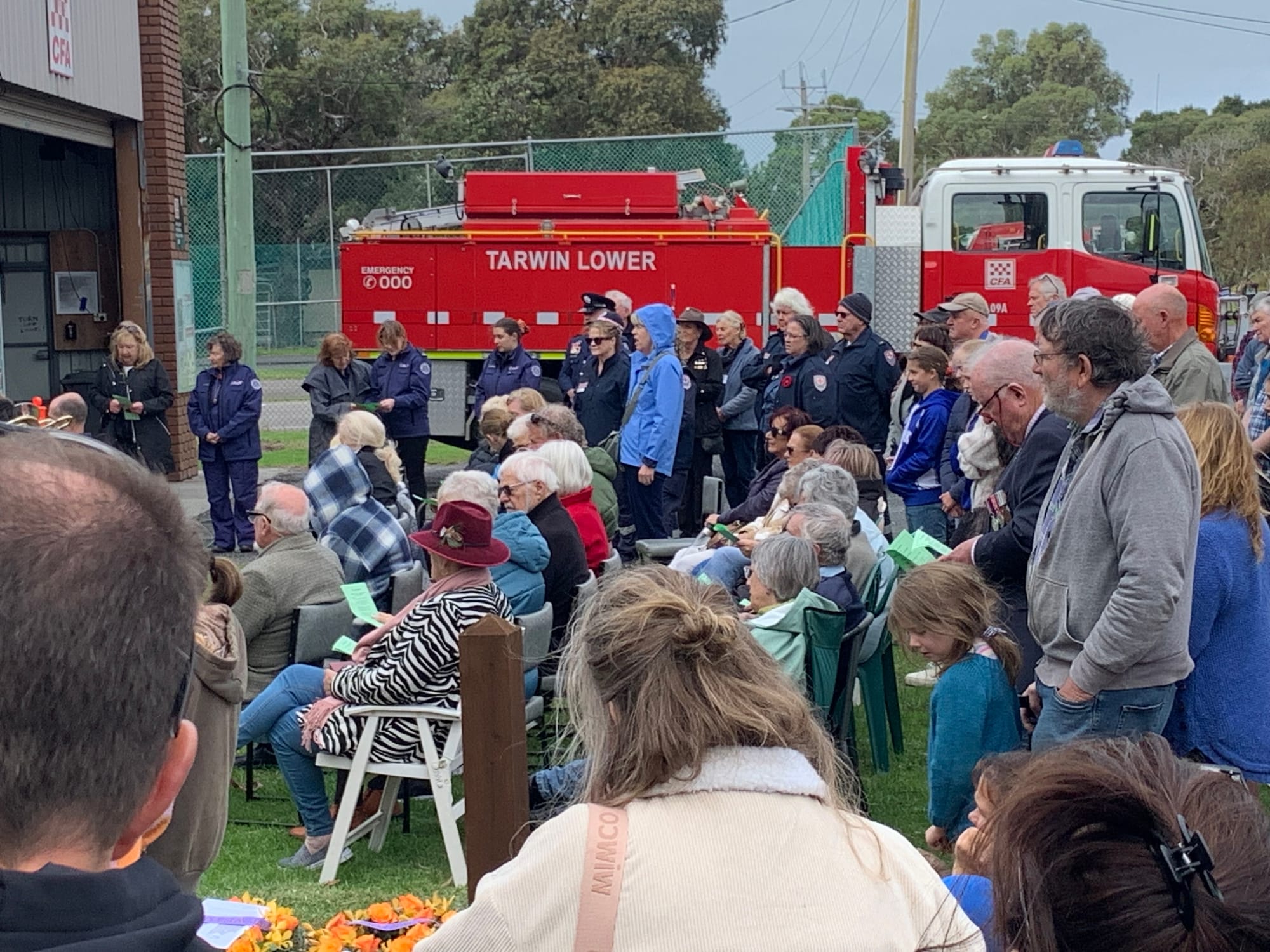 Touching community Anzac Day service in Tarwin Lower