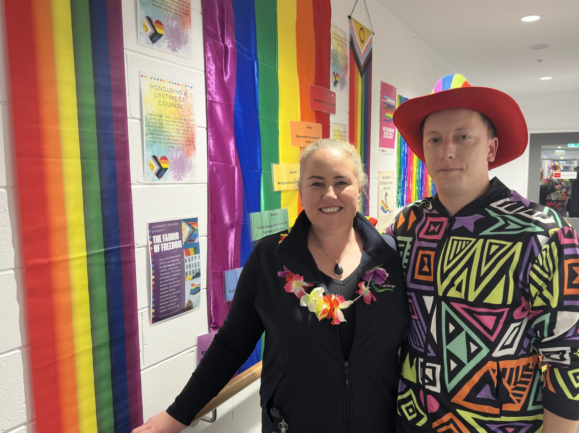 Carinya residents celebrate Pride Month with Brenda Bressed