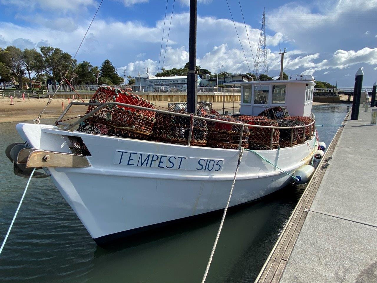 The name of the boat Tempest says it all about the conditions on the water over the weekend.