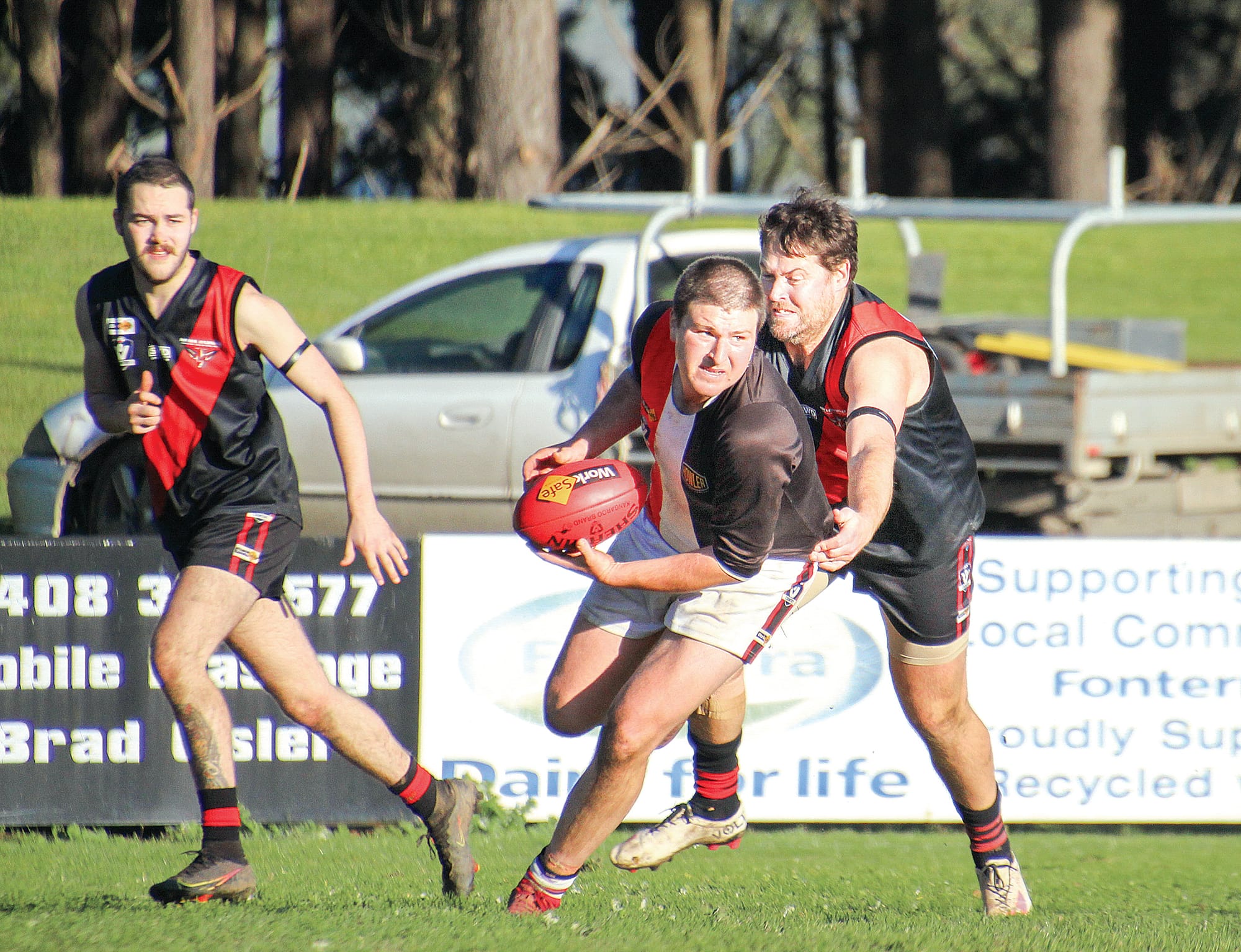 Nyora pushes hard to solidify win