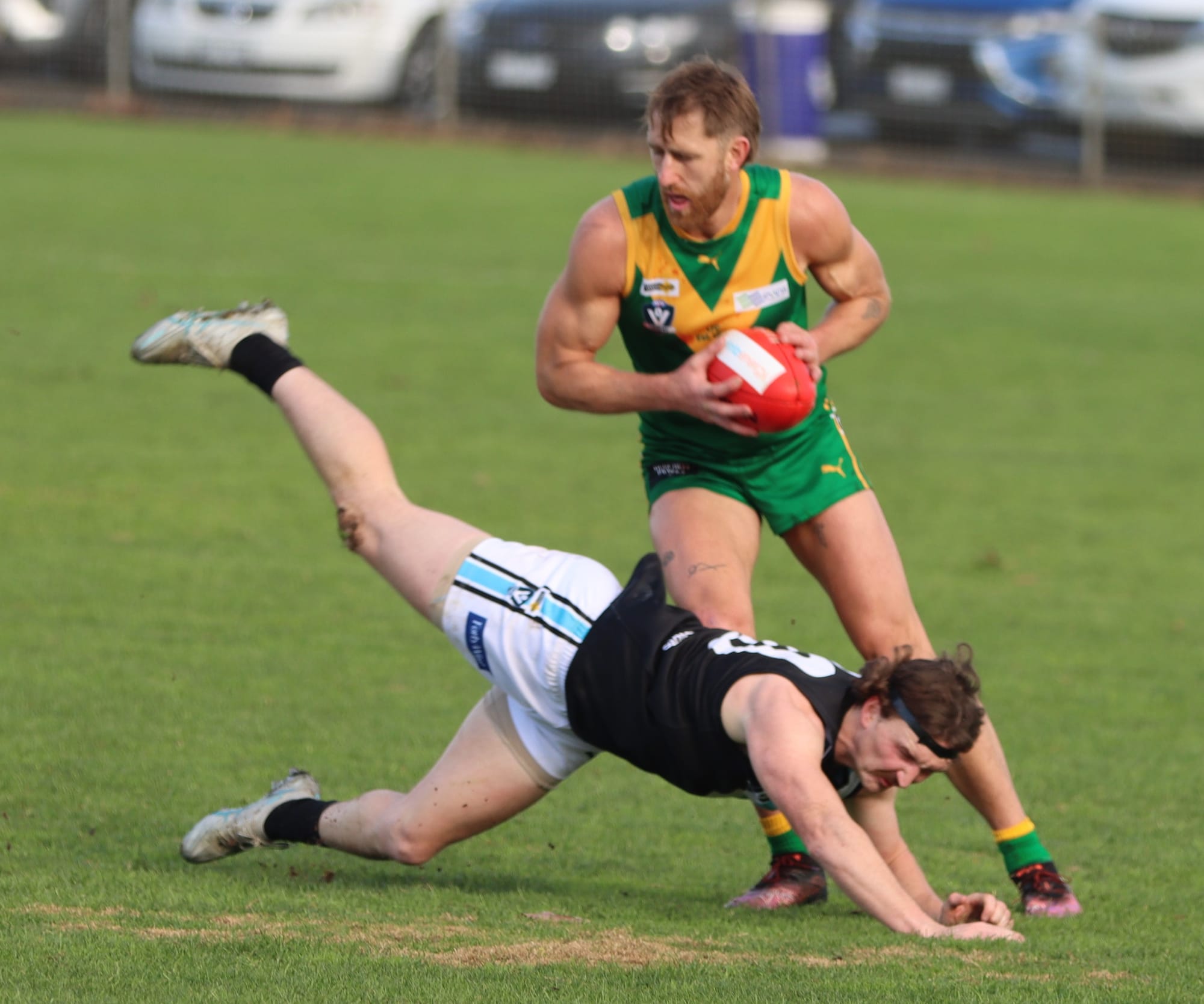 Dyson Heppell's elite fitness and skills were on full display as he anchored a hometown win for the Leongatha Parrots against arch rivals Wonthaggi Power at Parrot Park on Saturday.