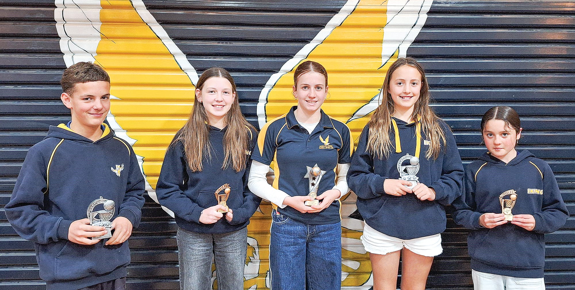 Inverloch-Kongwak Football Netball Club’s West Gippsland U11 and U13 winners.