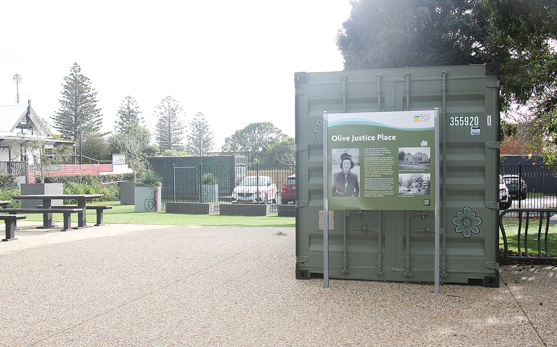 Stage 2 of the Cowes Streetscape Plan to include public toilets at Olive Justice Place.