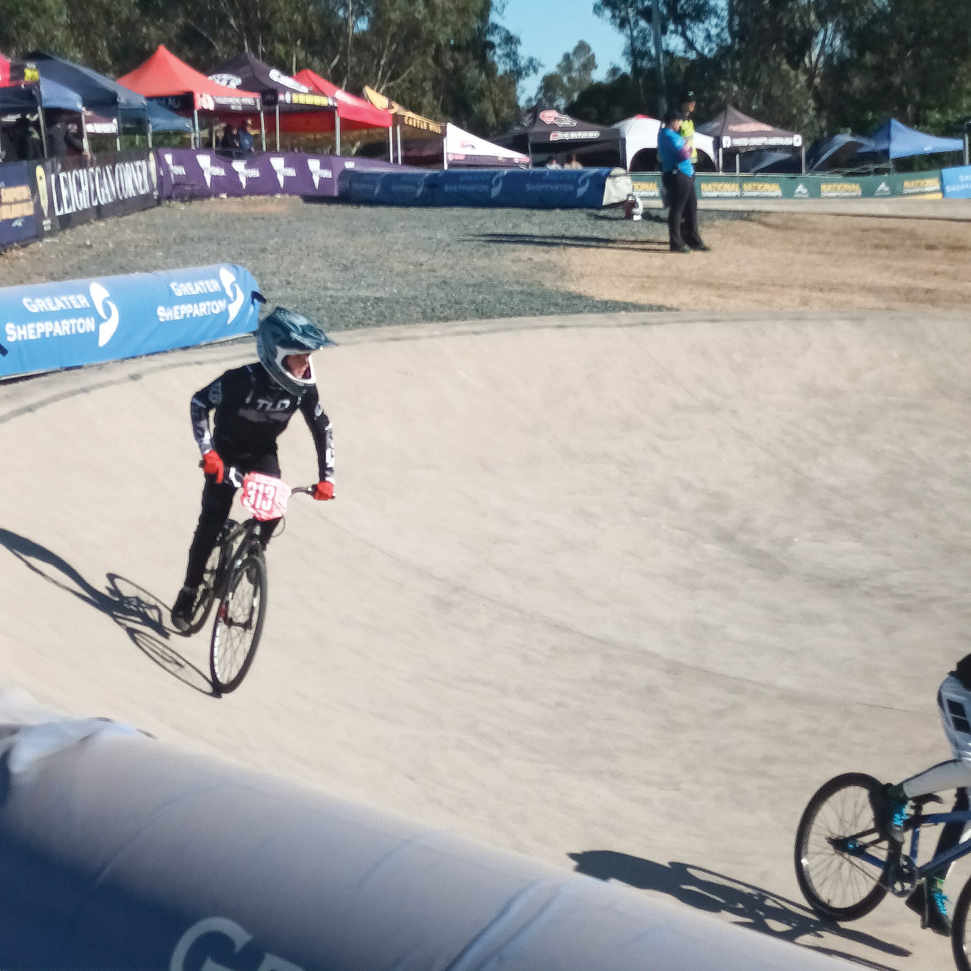 Wonthaggi’s Charlie Moule in action at the 2023 AusCycling BMX Racing National Championships.
