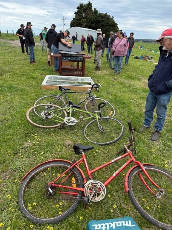Bikes, barbecues and bric-à-brac it was all up for sale at a cracker of a clearing sale at Inverloch last Friday.