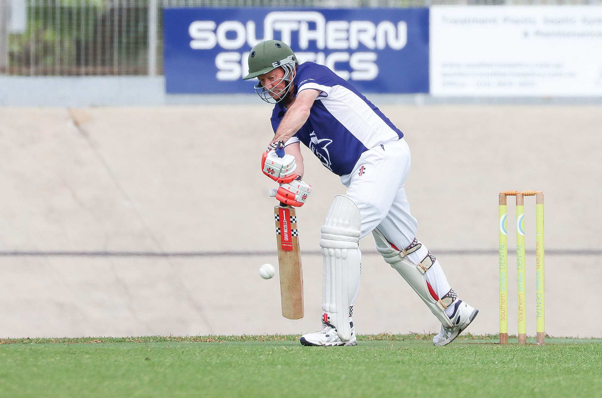 Peter Miller is watchful for Kilcunda Bass, being its top scorer with 33 in the C1 loss to Nerrena. A37_4225