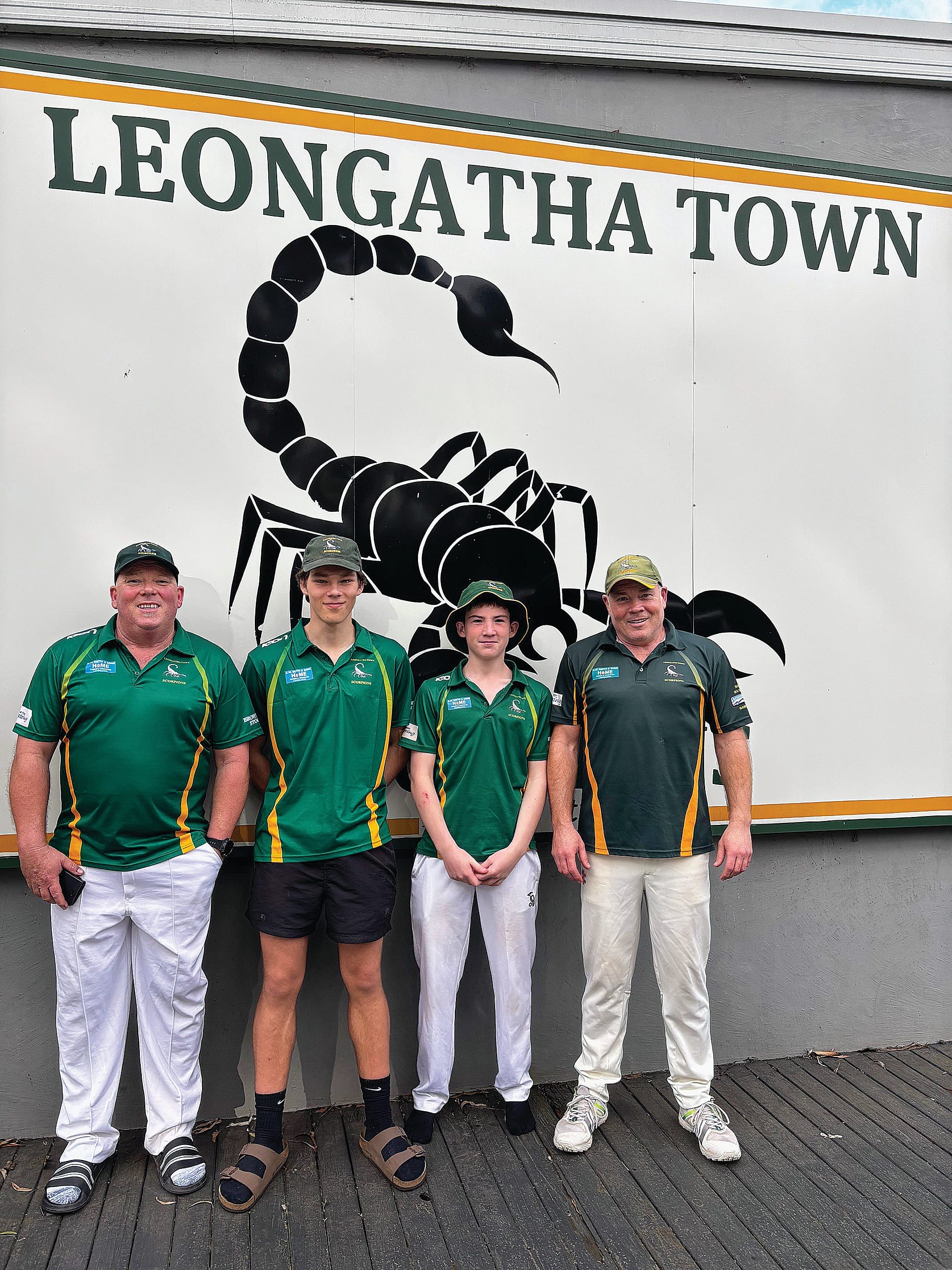 Aeschlimanns unite for historic match at Scorpion Park