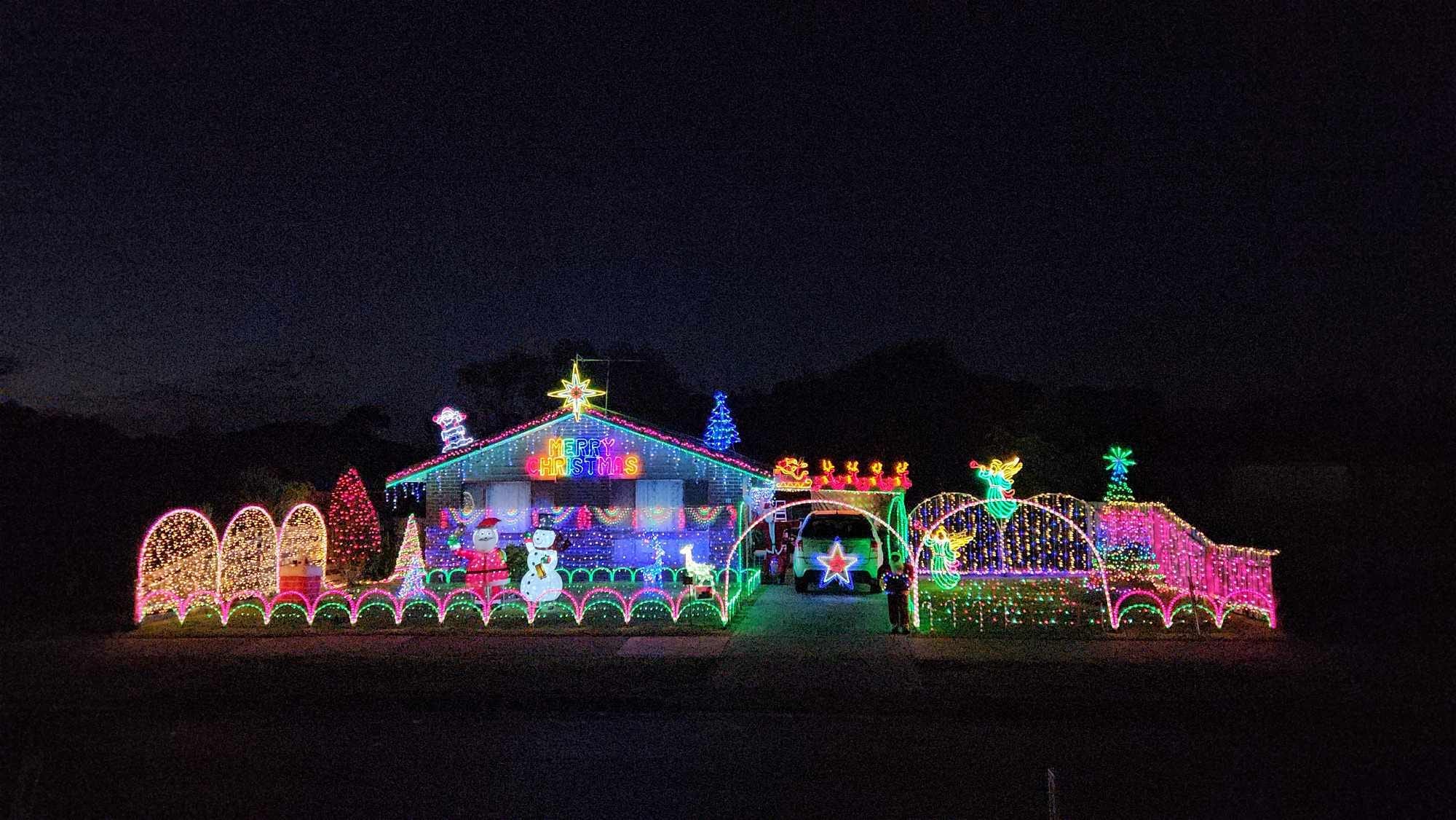 The magic of Christmas lights in Wonthaggi