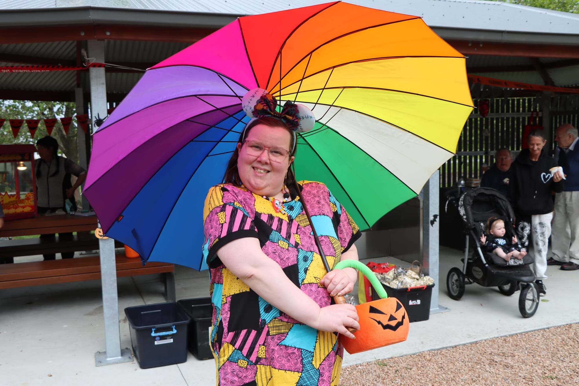 Local Larissa Green brightens up Halloween.