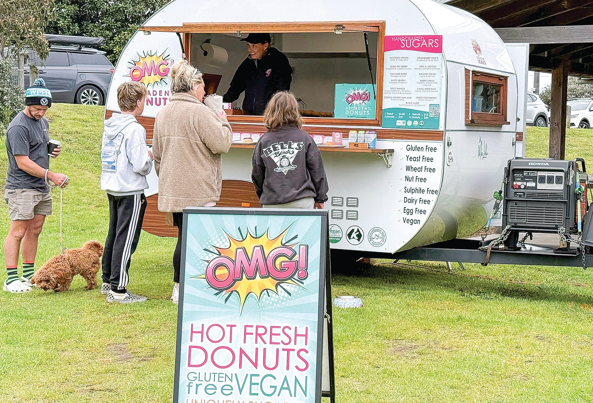 Mmm donuts! The weather conspired to produce a quiet Inverloch market at Inverloch last Sunday, but there’s good weather in store for a busy round of markets over the Melbourne Cup Long Weekend.