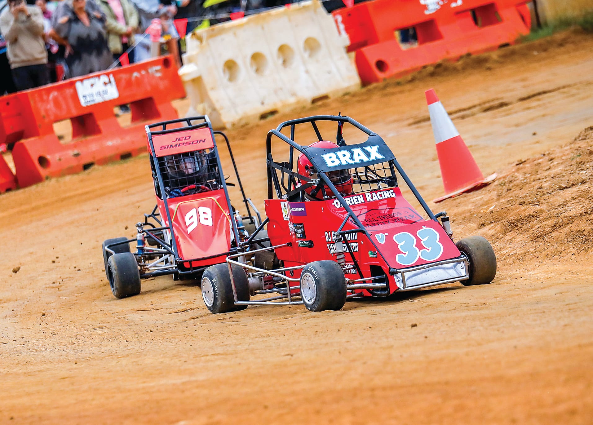 Braxton Bonnici landed first place in the 120 restricted class at Nyora. Photo: Napier Photography.