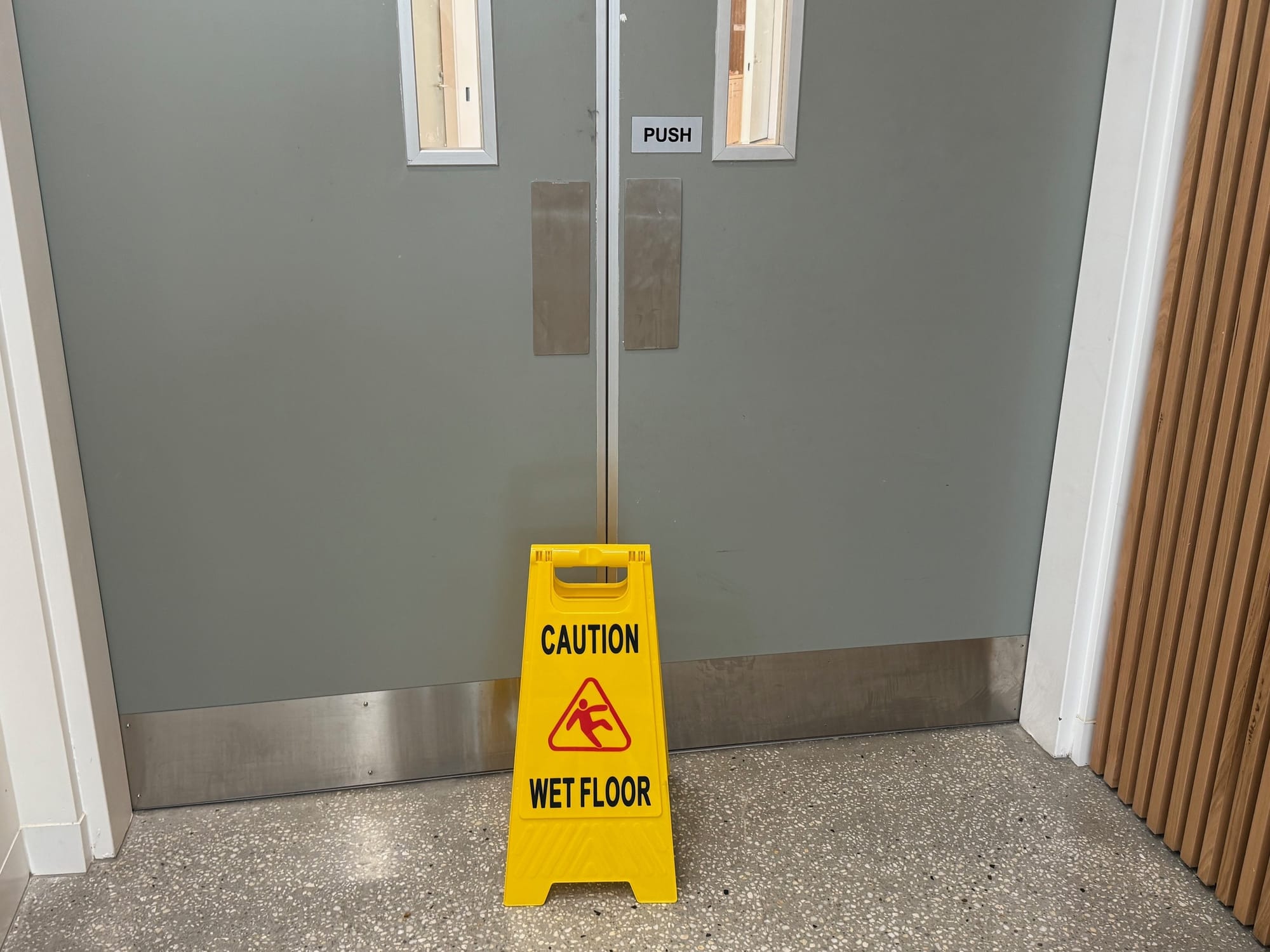 The ground floor multipurpose room at the Korumburra Community Hub has been off limits while remedial work has been in progress.