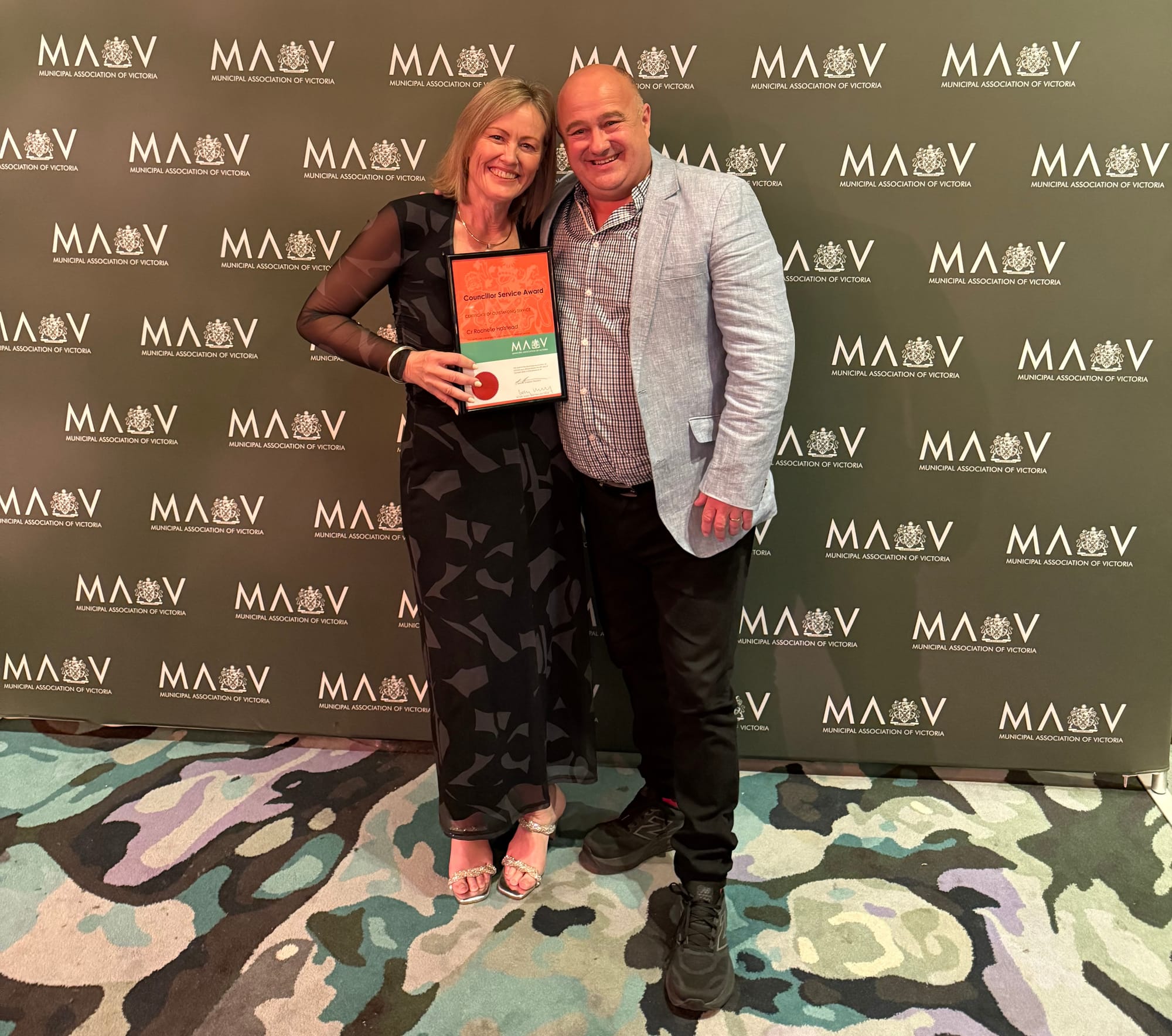 Bass Coast Mayor Rochelle Halstead honoured with MAV service award
