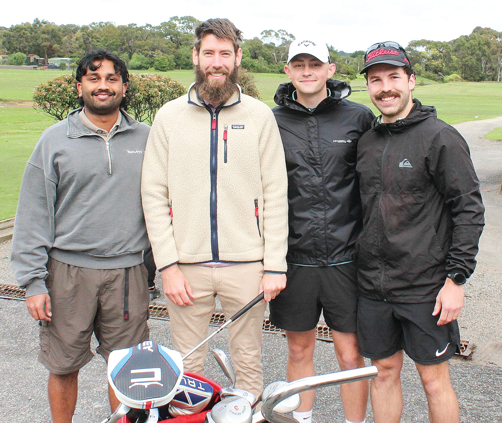 Bass Coast Health’s Kavin Jayasena, Kai Allison, Dean Van De Waterbeemd and Andrew McNeel enjoyed a fun round of golf during the annual Ambrose Golf Day fundraiser.