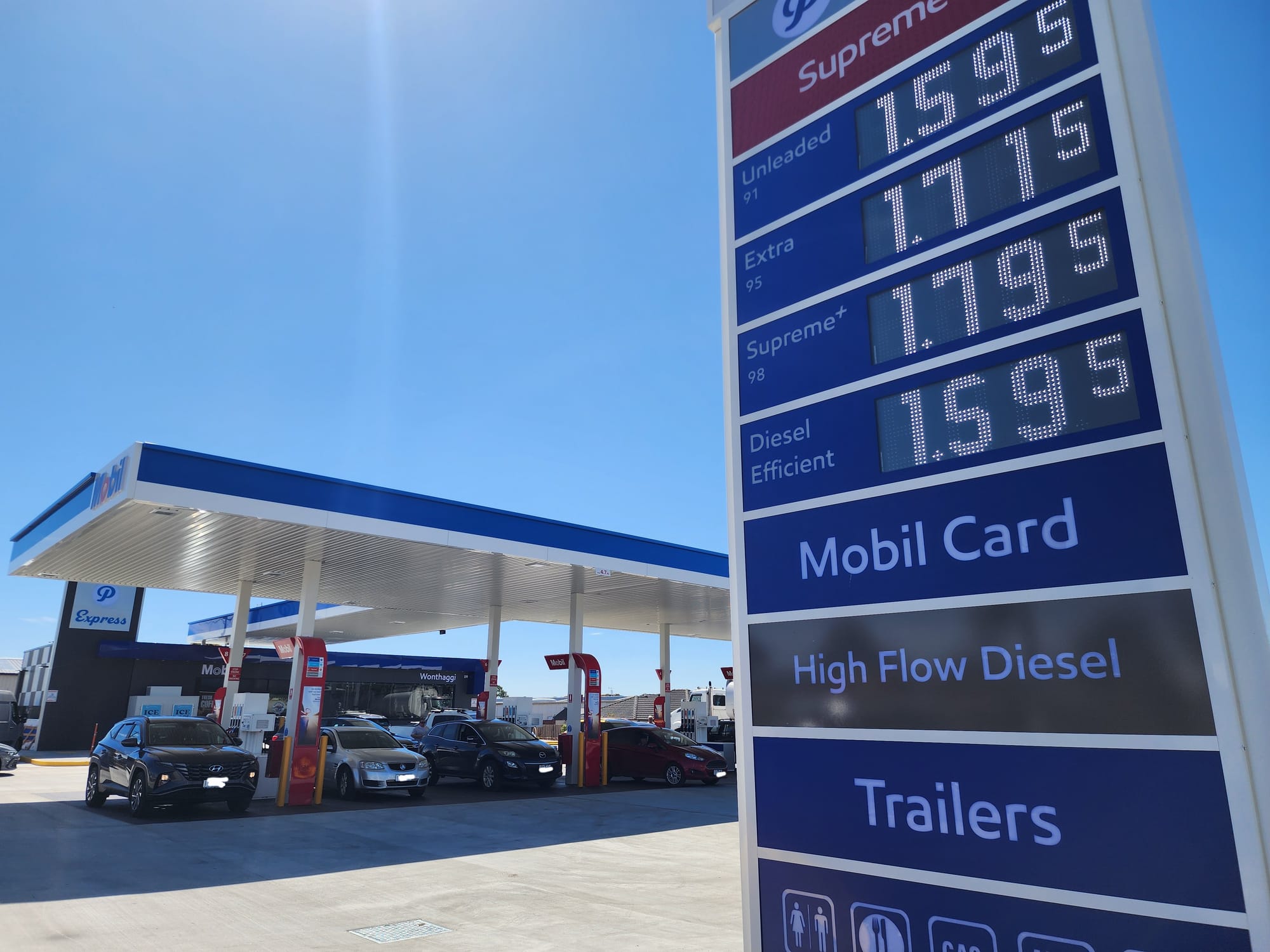 Christmas comes early at the petrol pump