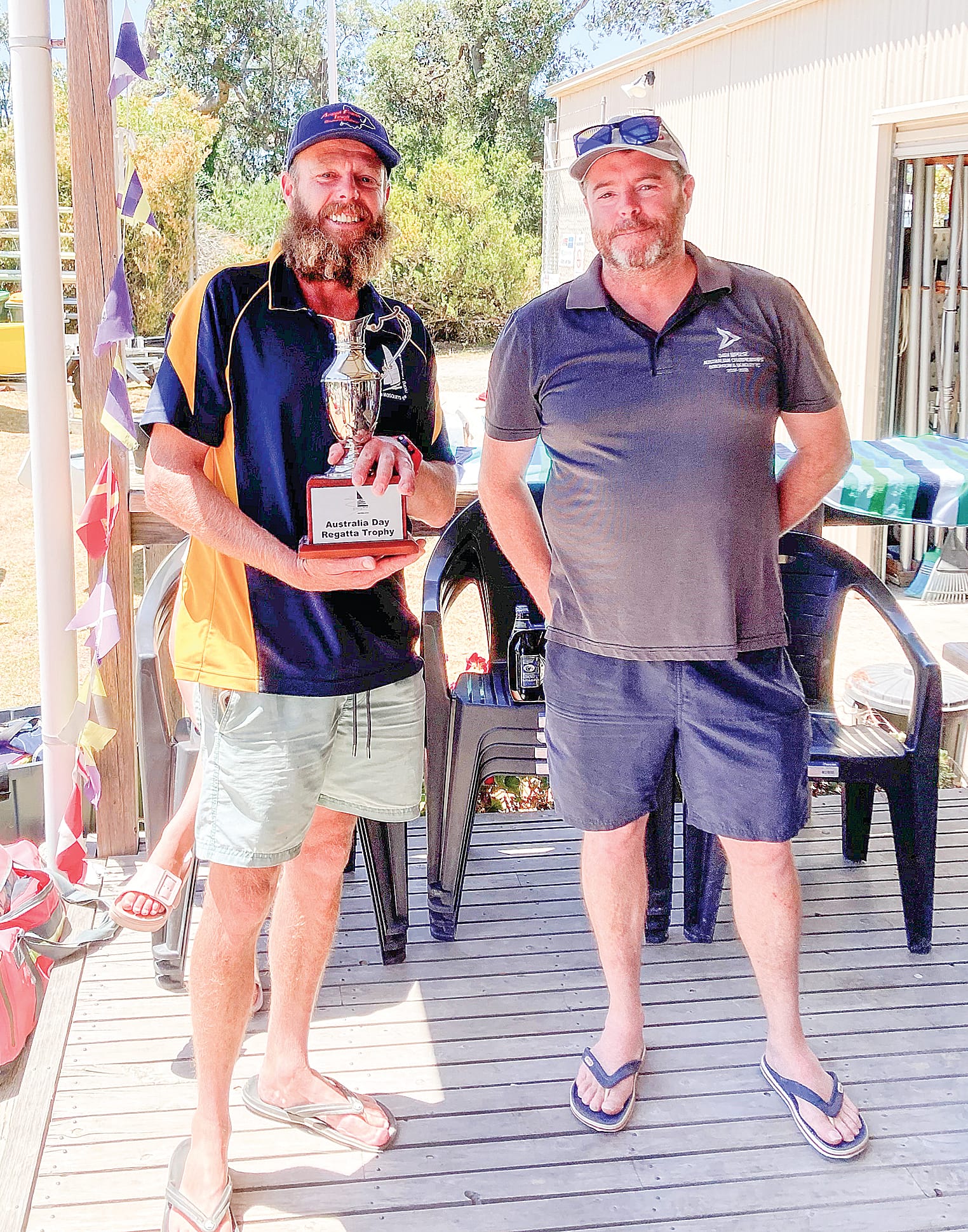 Australia Day Regatta won by club commodore