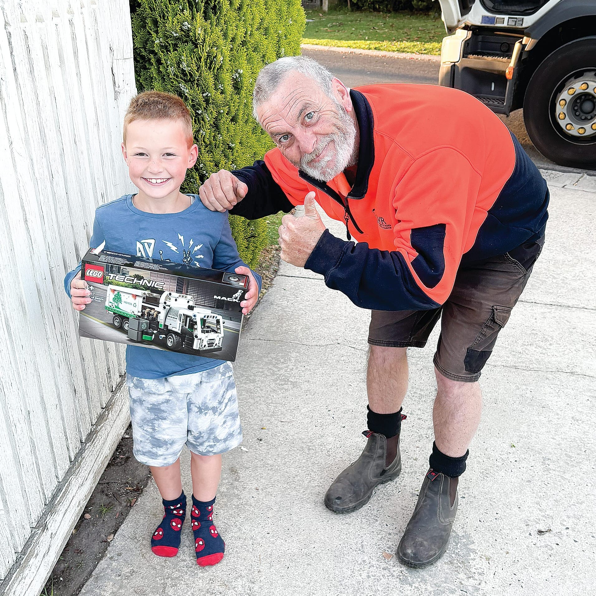 Rory’s garbage truck hero