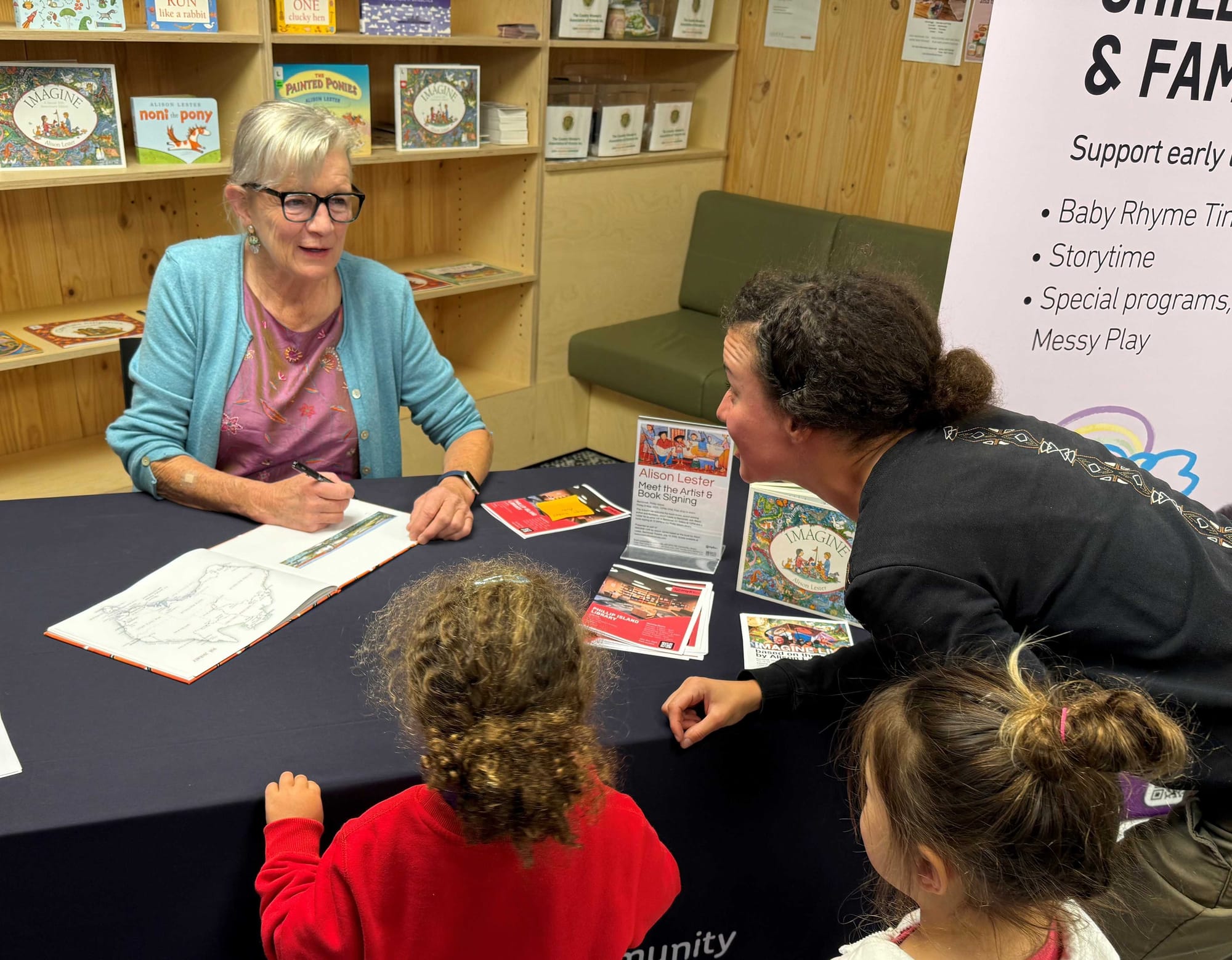 Alison Lester at her beach when “all time” children’s book named