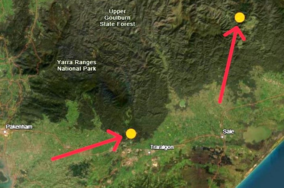 Two Gippsland earthquakes in one day