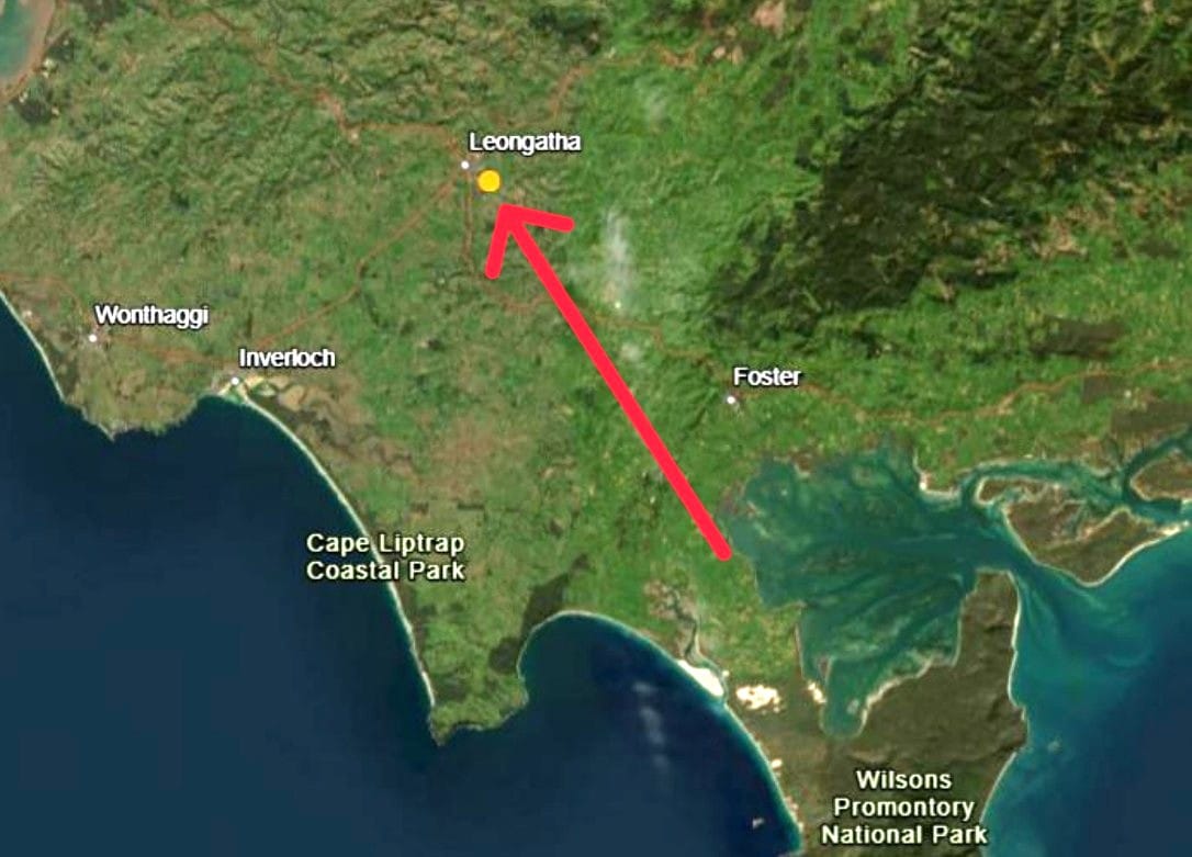 Leongatha earth tremor at 9.31pm on Wednesday