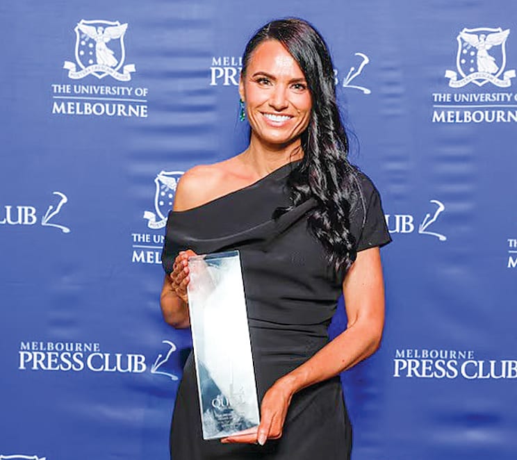 Former Sentinel-Times journalist wins Quill Award