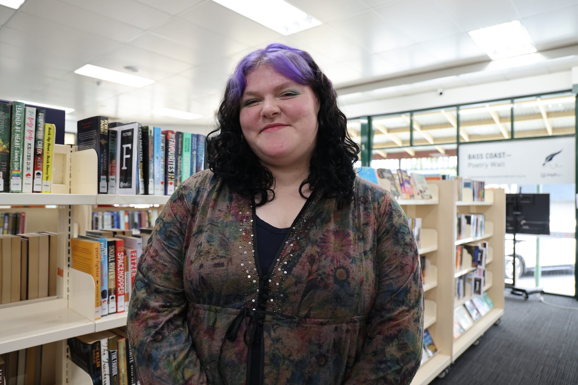 Year 10 student Lexi Gannon is spending her work experience week at the Wonthaggi Library.