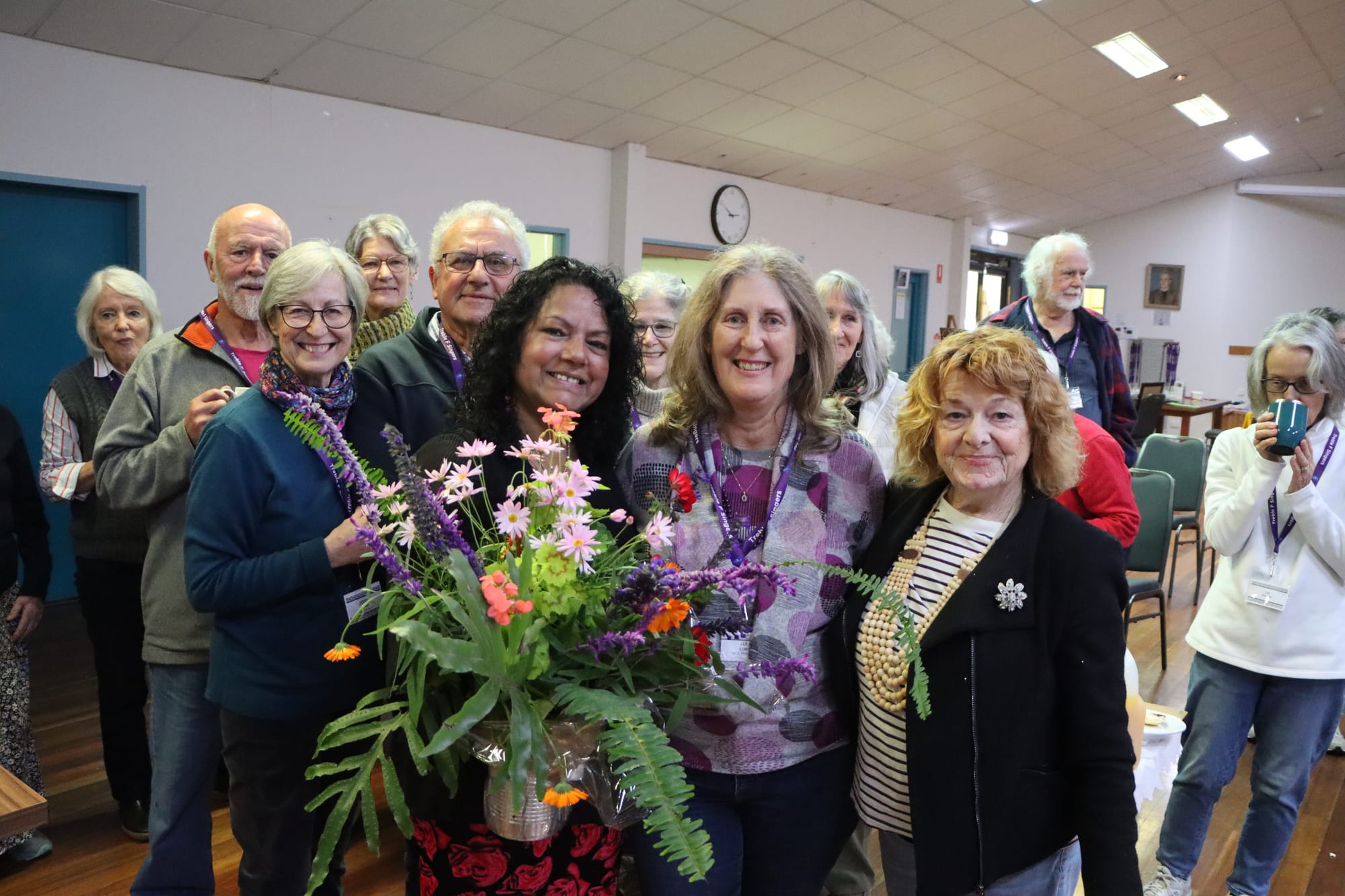 Treble F Singers support a cause and a departing member