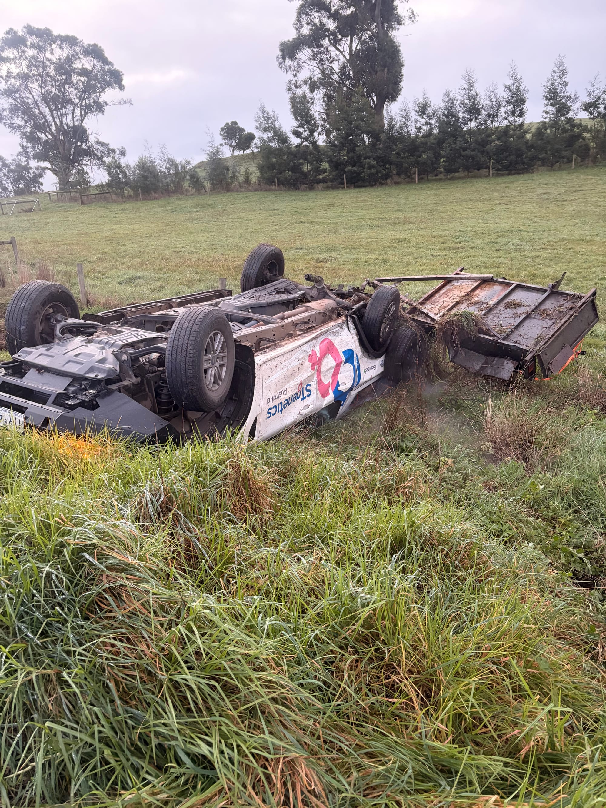 Lucky escape on South Gippsland Highway