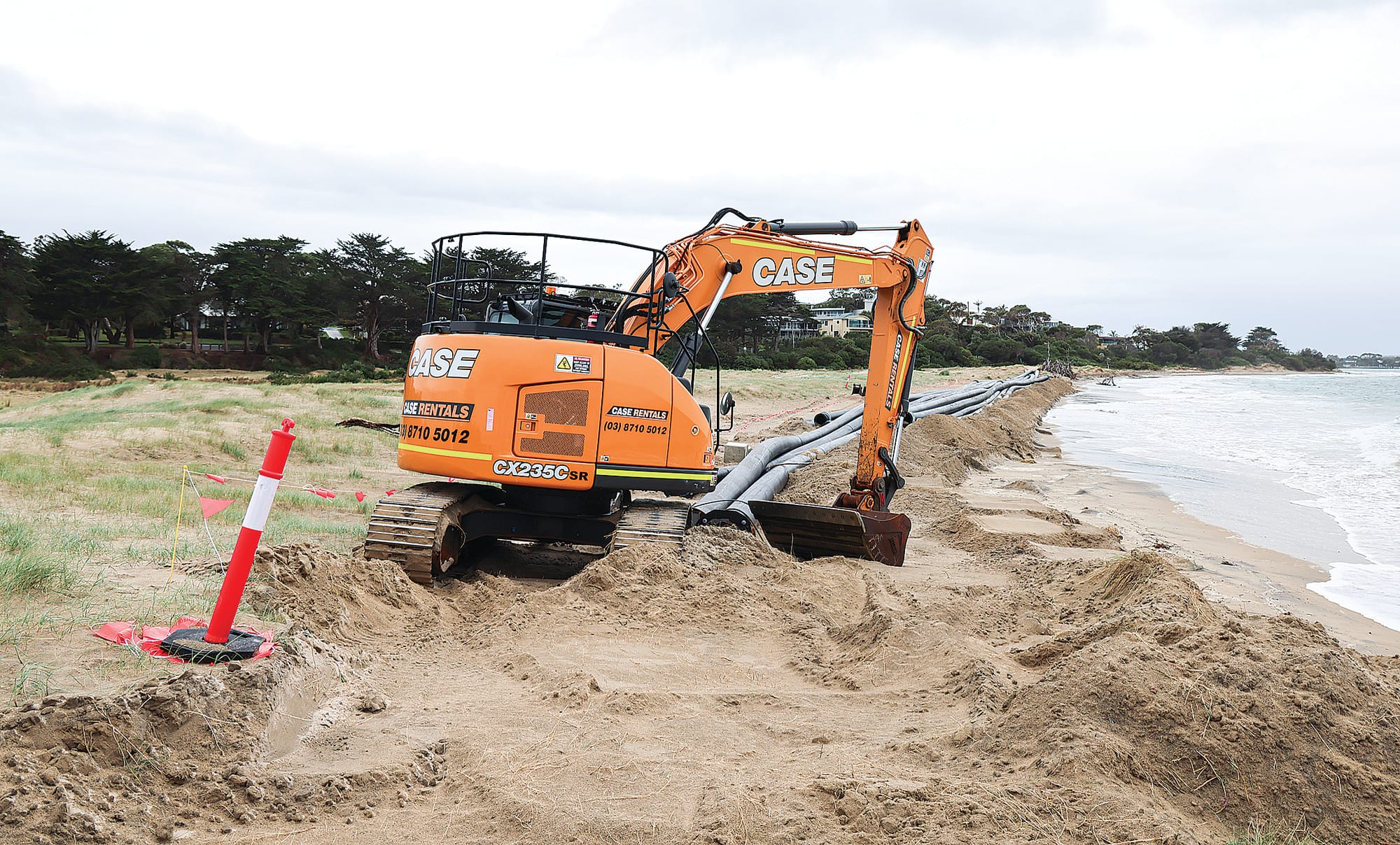 24/7 sand renourishment works for Inverloch