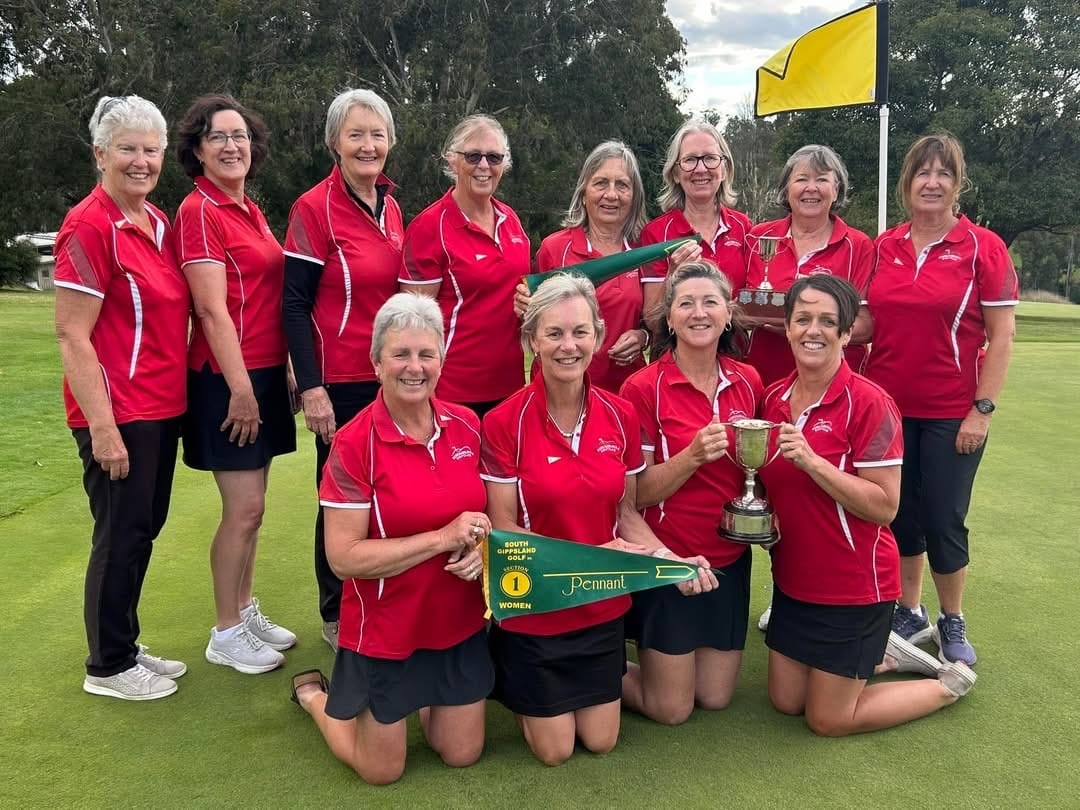 Korumburra women claim double in golf pennant