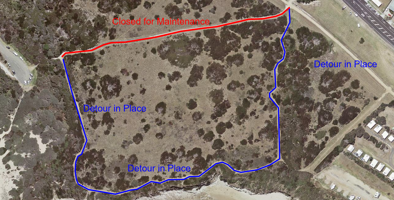 Pathway upgrade underway for George Bass coastal walk at Kilcunda