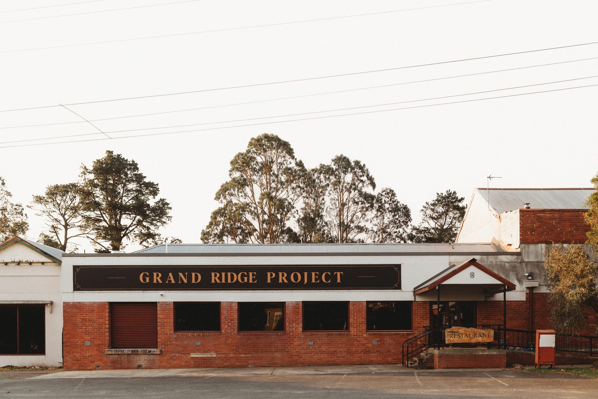 The old brewery sits beside the Grand Ridge Rail Trail, a connection the new owners hope to make better use of.