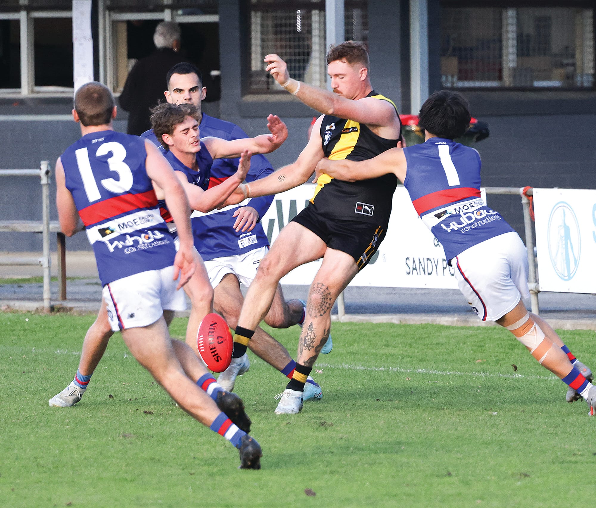 Eddy kicks eighteen as premiers smash Newborough