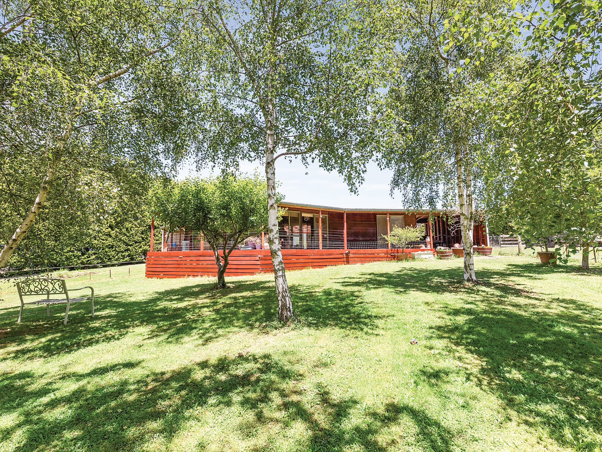 Country living with township convenience on 2.2 acres