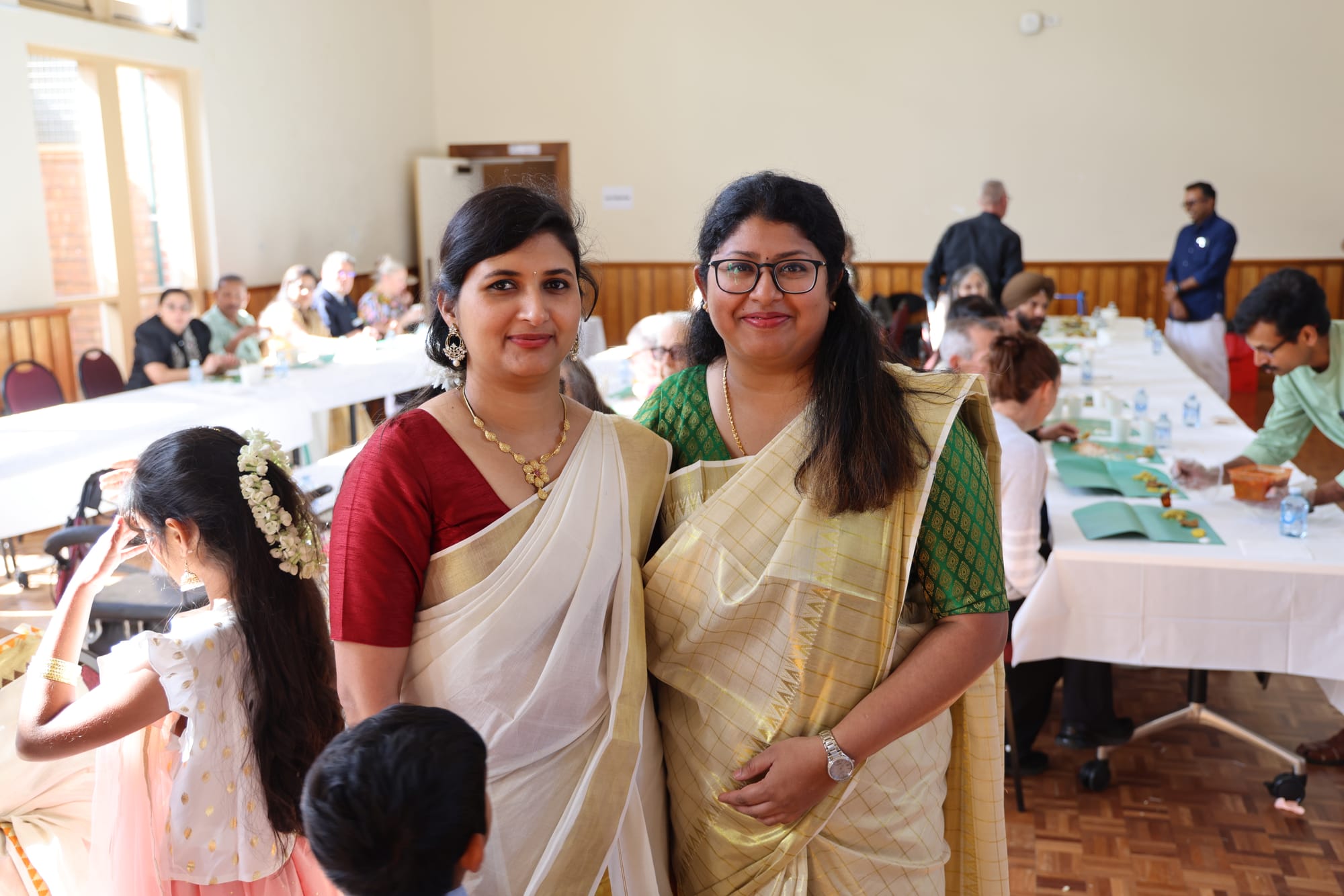 Anju Nikhil and Raina Rakesh joined the festivities as Bass Coast’s Malayalee community celebrated Onam in Wonthaggi.