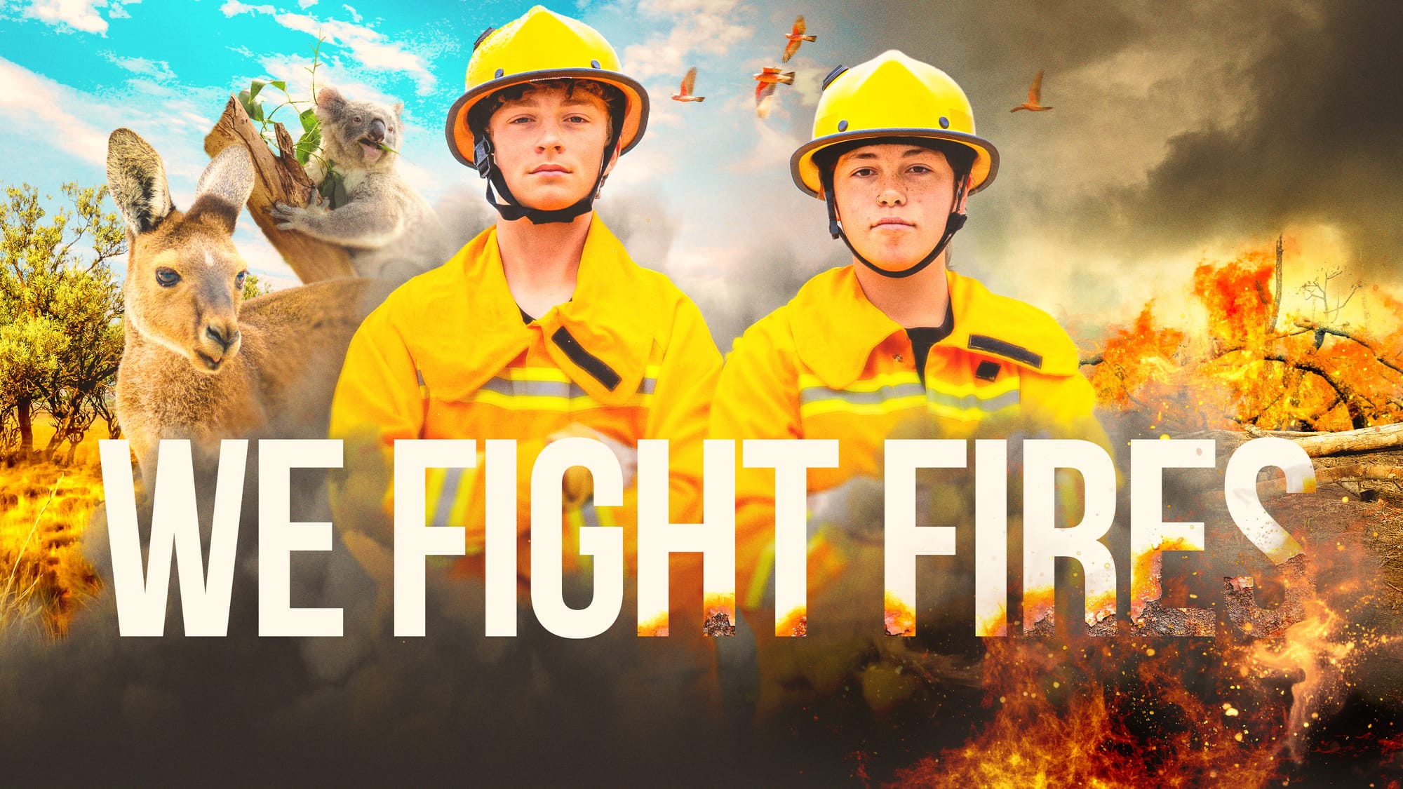 Artwork for the BBC documentary My Life: We Fight Fires