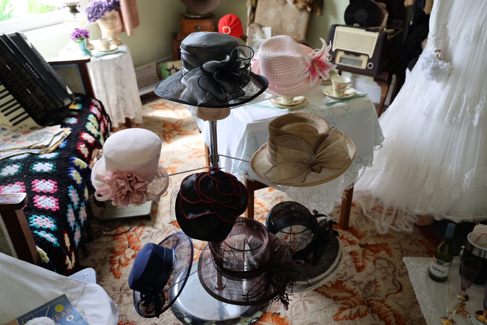 Hats from different decades are turning heads at Wonthaggi’s State Coal Mine.