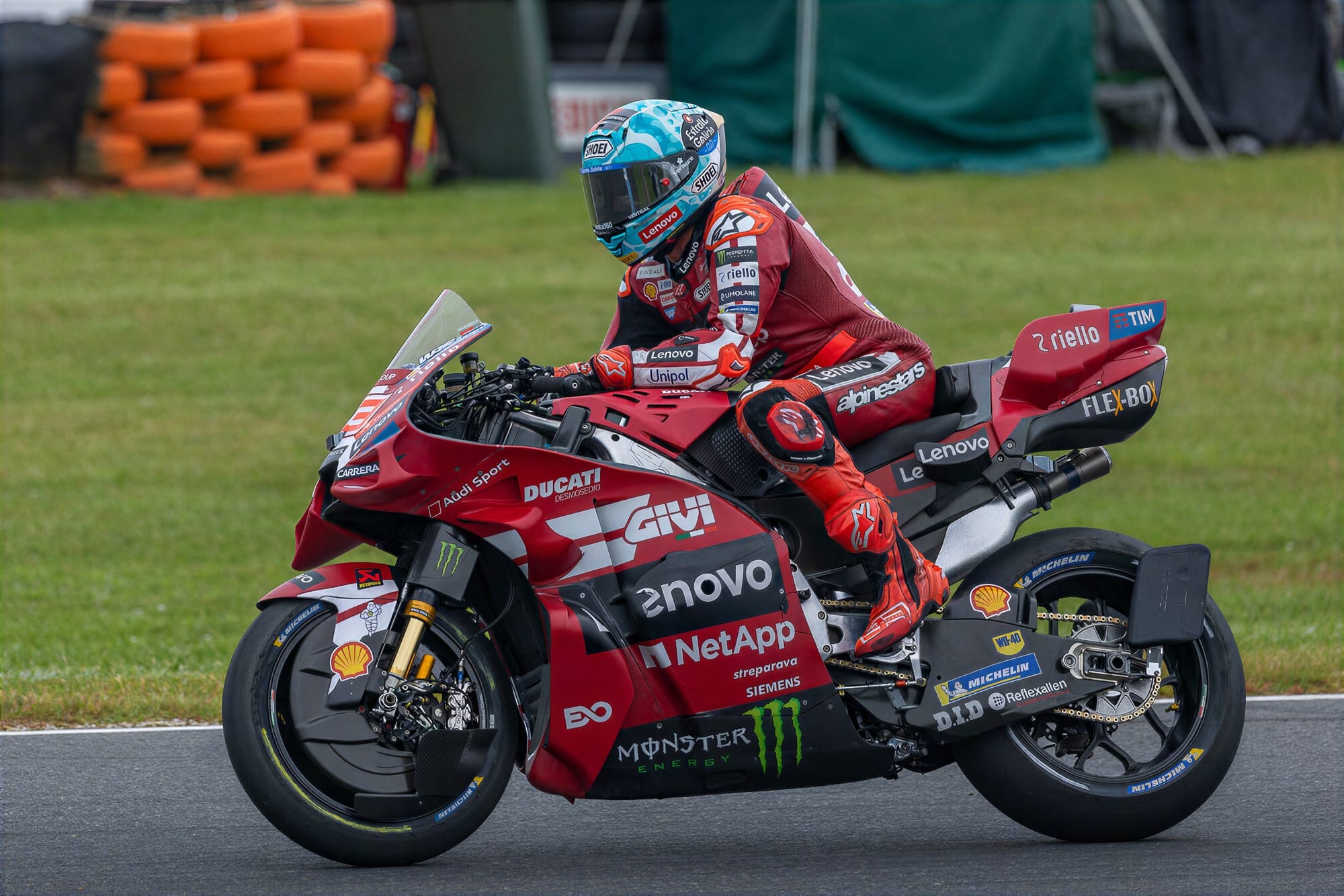 Tissot Sprint winner Marc Marquez on his way to a 10th world title.