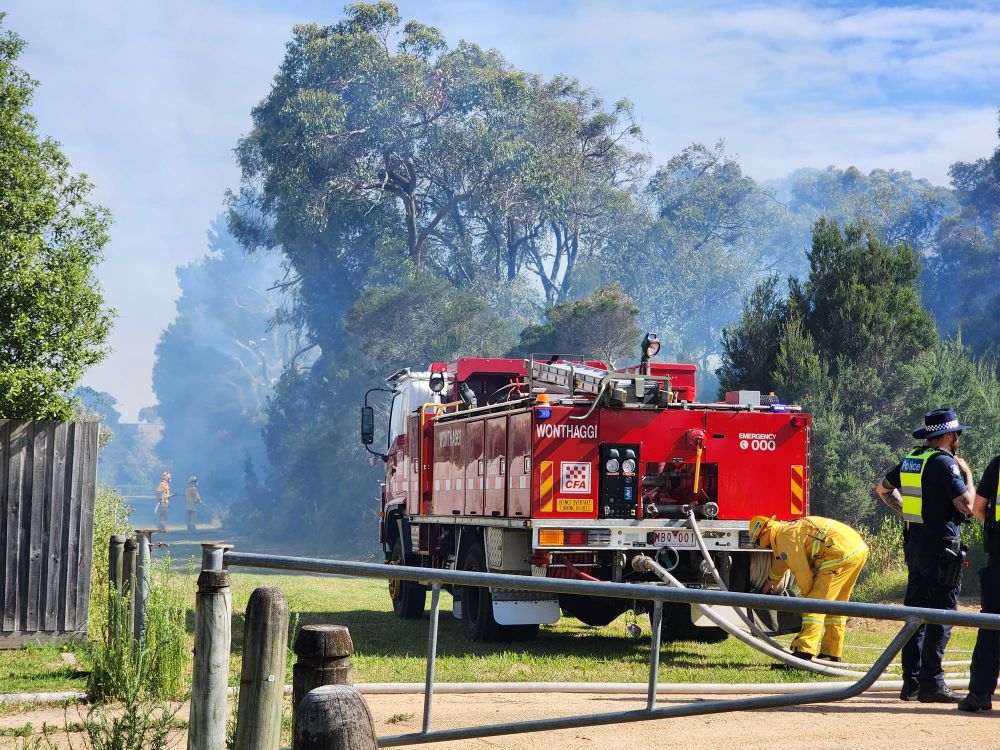 Fire in Wonthaggi wetlands post image