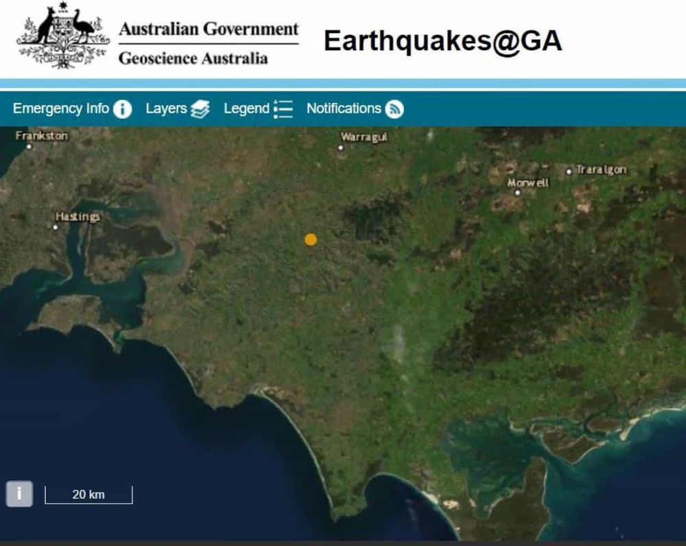 Monday night earthquake hits Poowong post image
